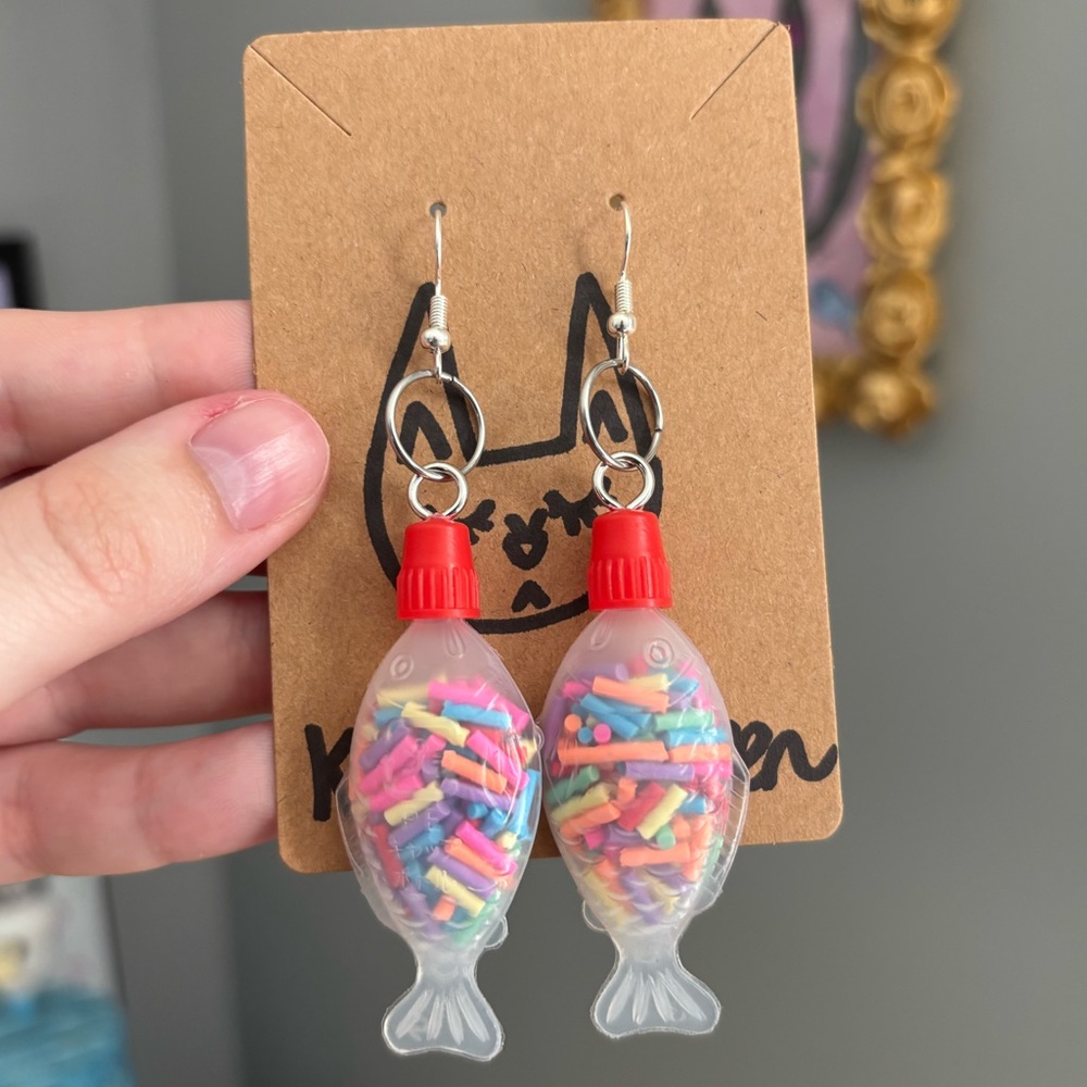 Handmade Fish Earrings